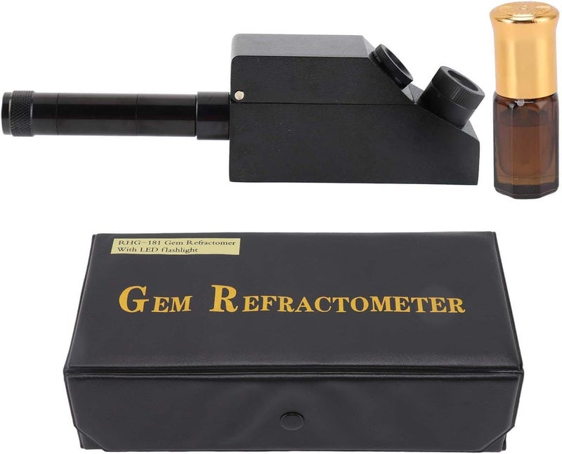 CXCTCT Gem Tester,Gem Tester for All Stones,Gemstones Refractometer High Accuracy Identification Quick Kit Jewelry - Image 1